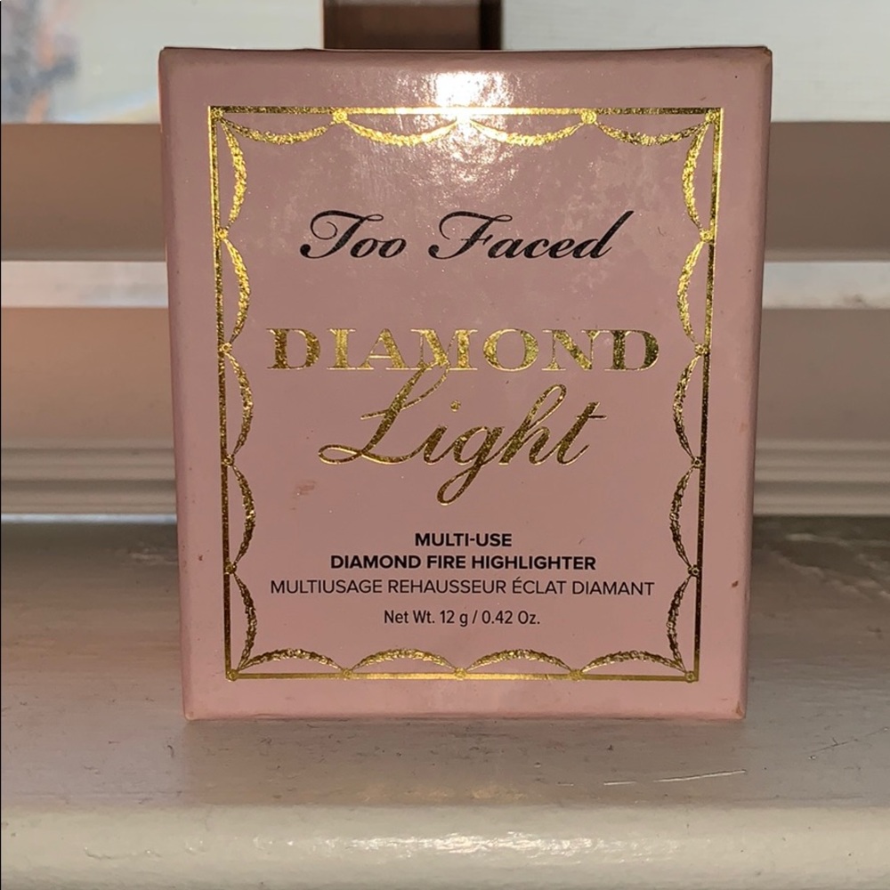 Multi-use diamond fire highlighter